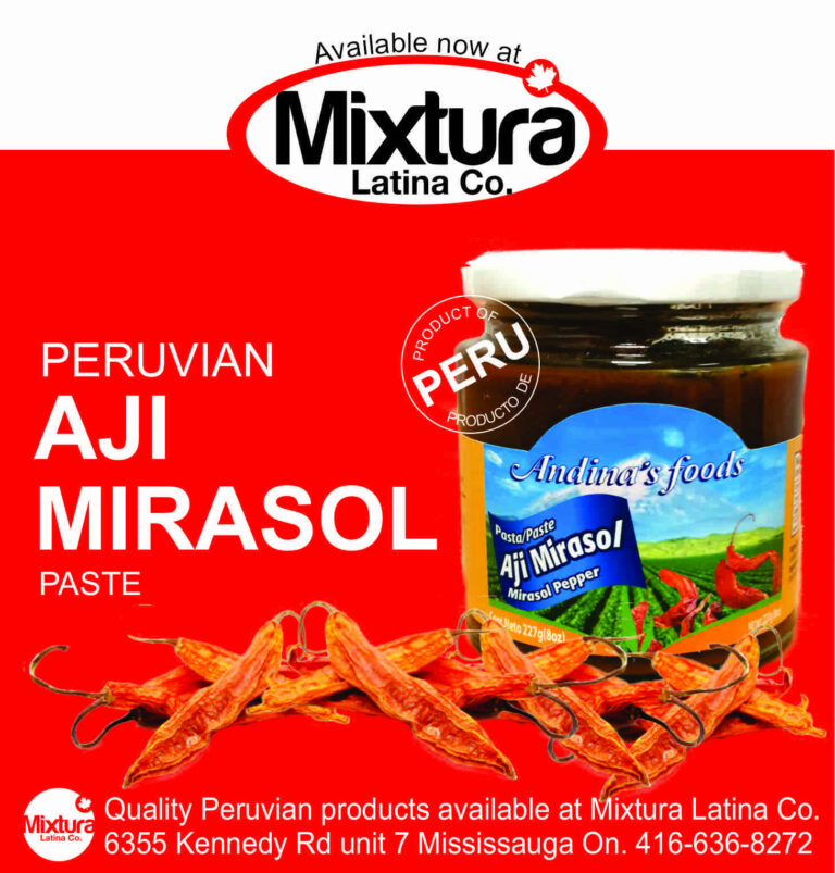 Peruvian Aji Mirasol paste