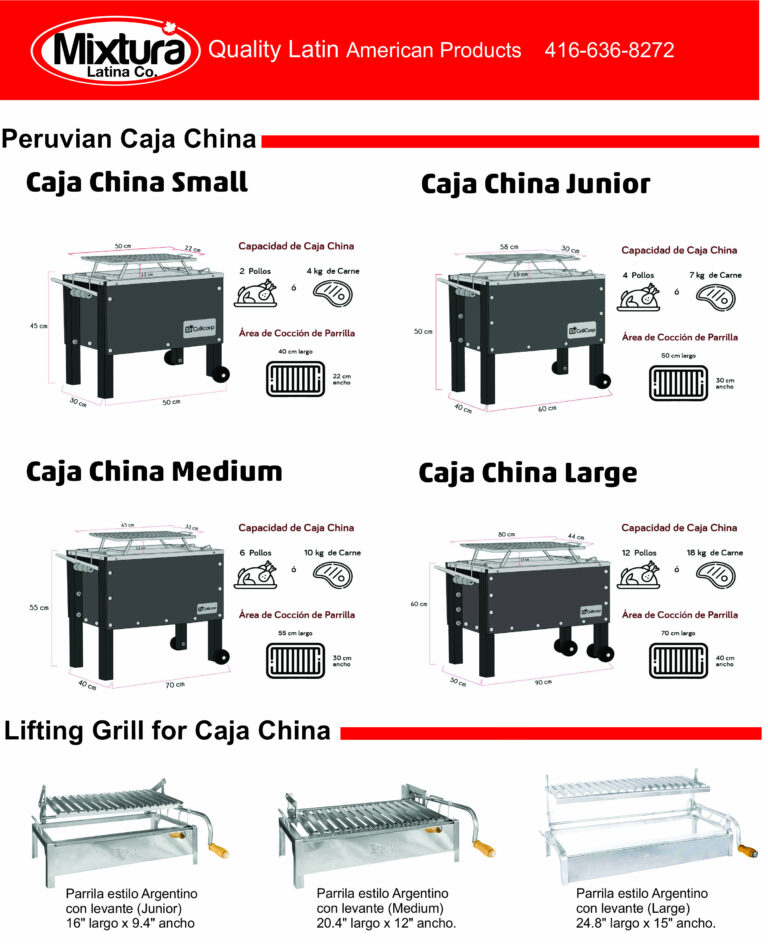 Catalogue: Peruvian Caja China
